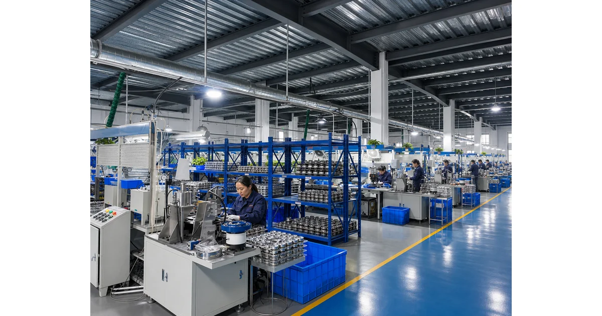 Ambiente fabril Manogauge para produção de manômetros industriais