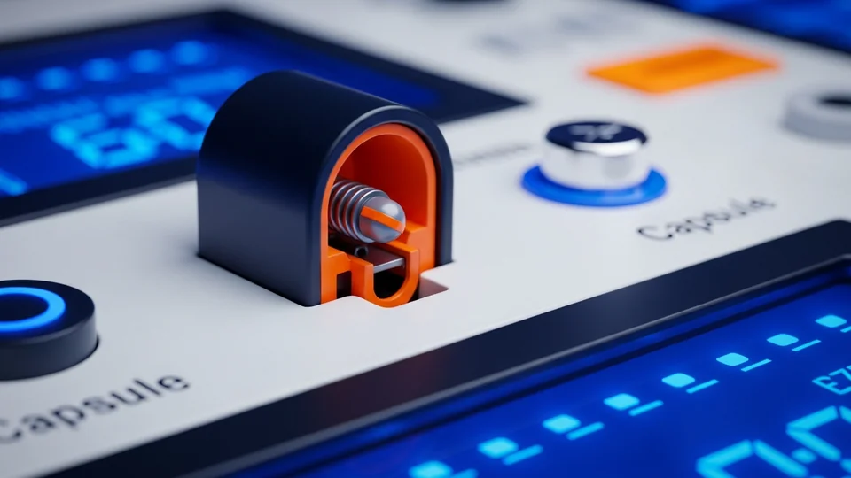 Miniature capsule pressure gauge for low-pressure gas measurement in HVAC and instrumentation