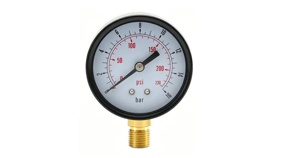 Manogauge real product pressure gauge for sensing element, pressure range, contamination and response time
