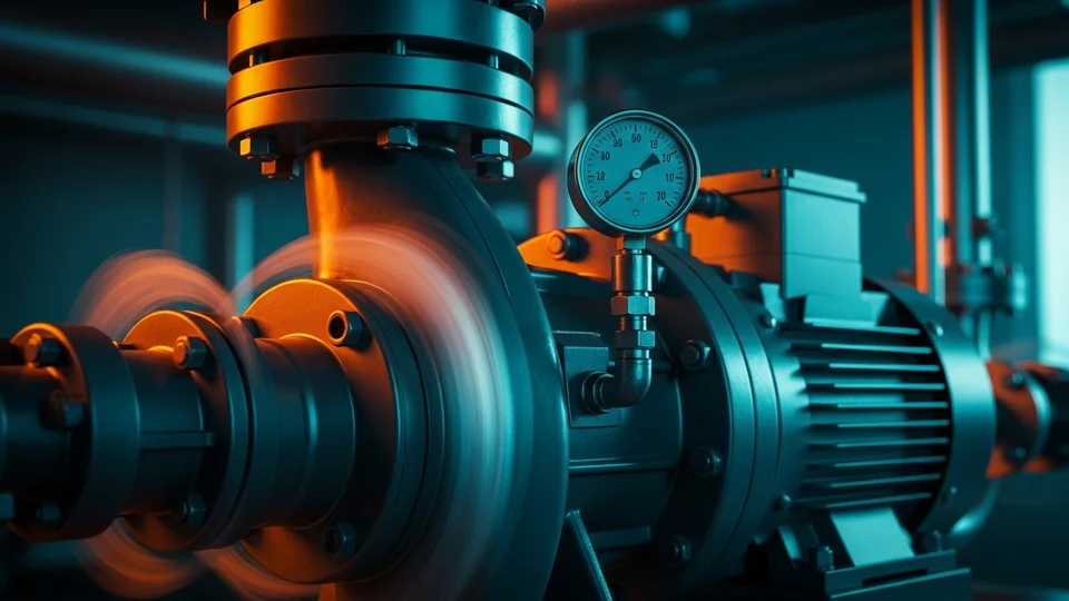 Vibration-resistant pressure gauge for dynamic load environments in process plants