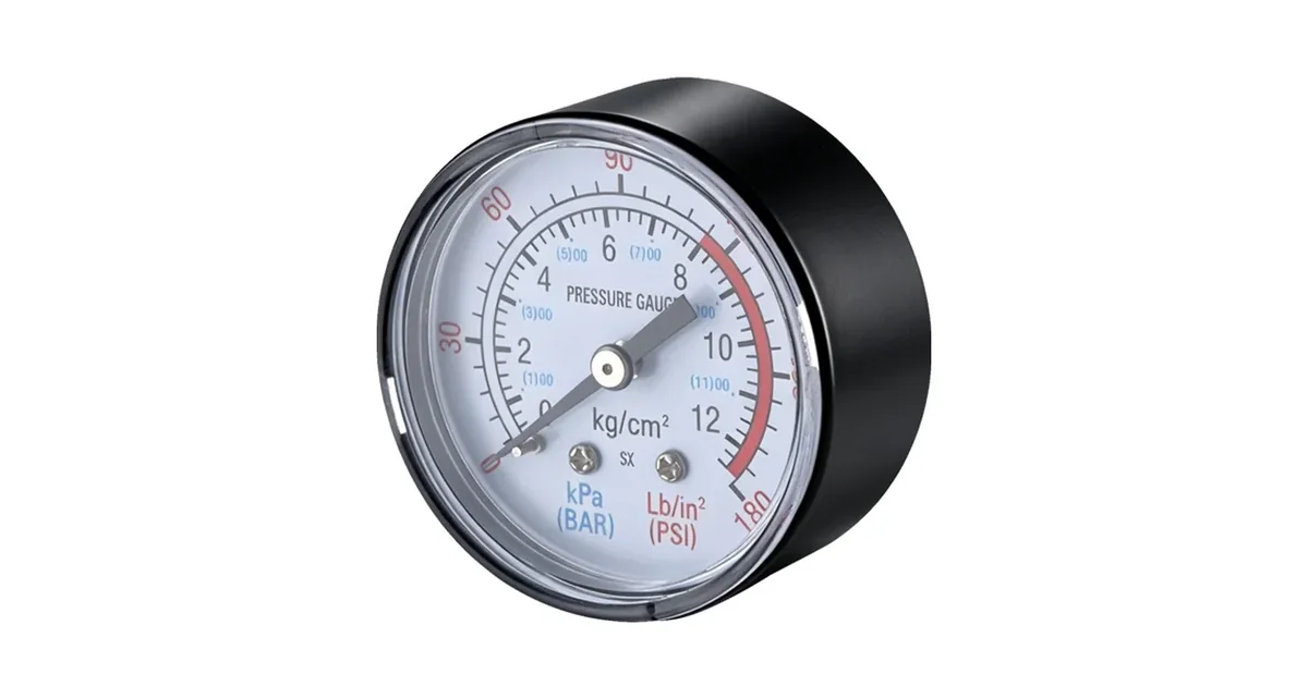 Industrial standard mechanical pressure gauge for pipeline and equipment monitoring