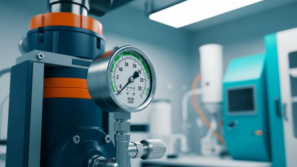 High-accuracy medical pressure gauge FDA and CE certified for critical applications